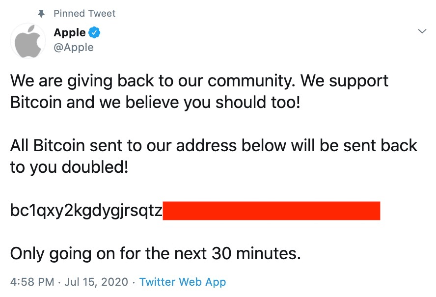 apple twitter account hacked